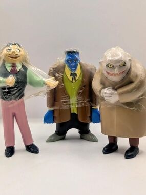1993 RARE Vintage Addams Family Candy container Figures